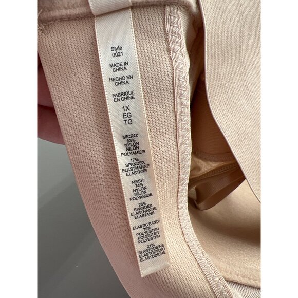 Rhonda Shear 2 Pack Molded Cup Bra with Wrap Back Size 1X Black Beige 627.3 - Picture 6 of 10